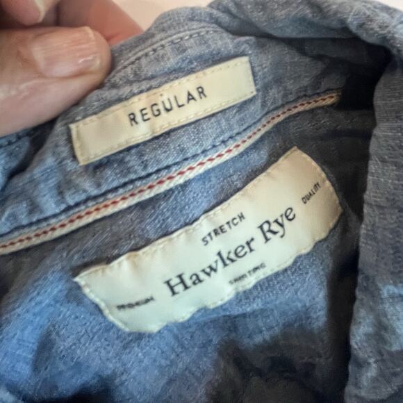 Hawker Rye long sleeve button down denim stretch - Medium - Picture 2 of 11